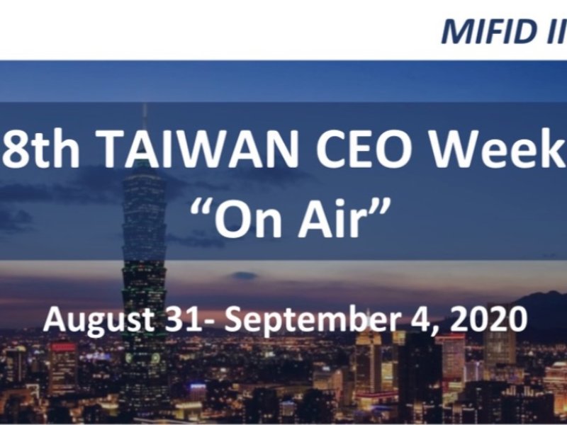 The 8th Taiwan CEO Week “On Air”